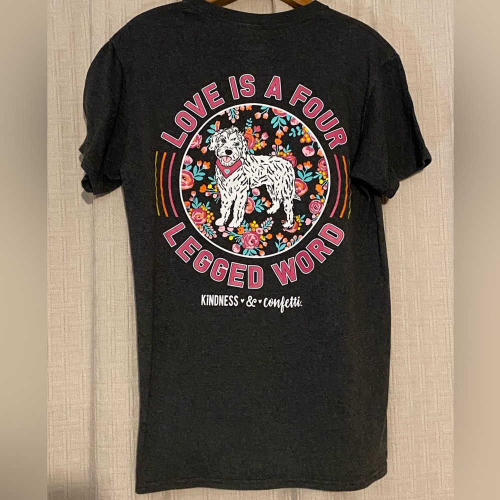 Simply Southern “Love Is A Four Legged Word” Dog Graphic T-Shirt